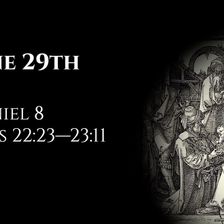 June 29th: Daniel 8 & Acts 22:23—23:11